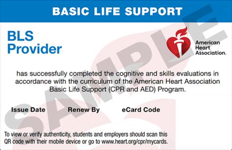 bcls certification american heart association